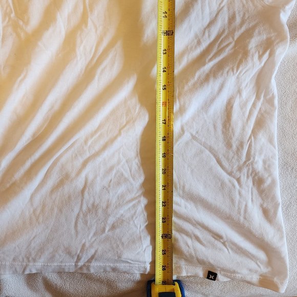 Hurley men logo white t-shirt size L - Picture 3 of 5